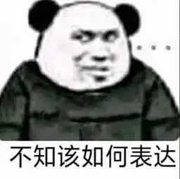 没你不行熊猫头表情包警