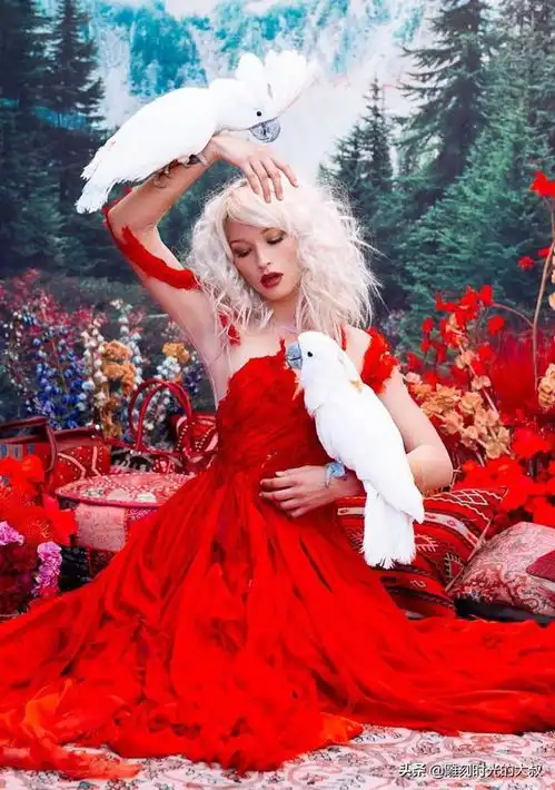  美女摄影师拍摄从黑市中救出的动物,拍摄的照片空灵而神秘