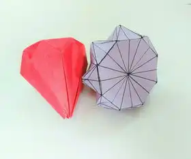  儿童手工折纸大全钻石折纸图解教程