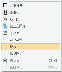  数据库中的图片字段怎么在报表中呈现图片字段呈现
