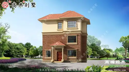 农村三层楼房图片大全首层95平方米图纸编号a526  农村三层楼房图片大全首层95平方米图纸编号a526