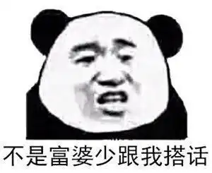 熊猫头表情包小哥哥,你又没有对象,我叫你一声老公怎么了