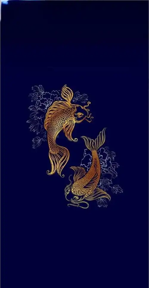 壁纸︳好运锦鲤,来财来福
