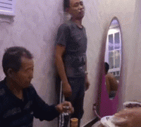 搞笑图片gif老丈人