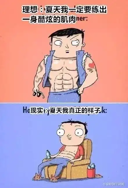 减肥图片卡通搞笑励志吧