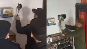 妈妈给爸爸揭面膜酷似撕脸皮看呆萌娃表情害怕到扭曲