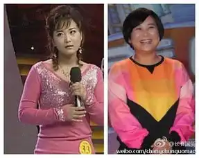 胖瘦贾玲对比图片