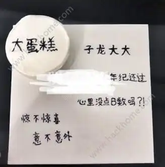  抖音整人蛋糕写的什么字抖音蛋糕恶搞整人语句图片分享