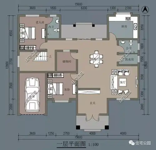 带车库农村自建房子户型和外观图片大全,让你一次看个够  带车库农村自建房子户型和外观图片大全,让你一次看个够