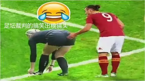  足坛裁判的有趣瞬间,裁判也有赛场出糗的时候,搞笑水平不输球员