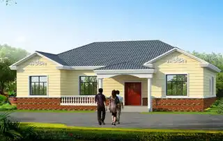 2套一层小平房,你更喜欢哪款含全套施工图  2套一层小平房,你更喜欢哪款含全套施工图