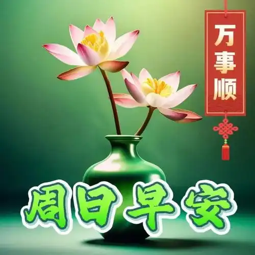  2024年6月23日农历五月十八祝福图片星期日最新问候美图周末愉快