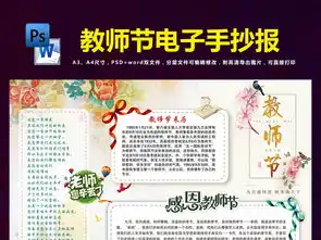  唯美感恩教师节手抄报图片设计素材高清psd模板下载60.62mb教师节手抄报大全