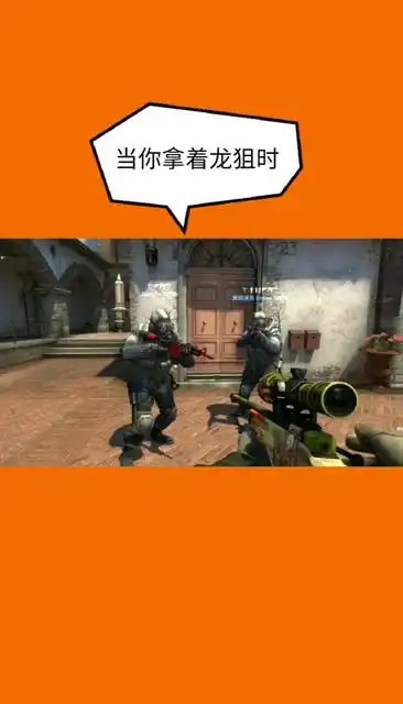 csgo当你拿着龙狙时,你的队友是这样的吗