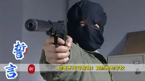  劫匪不走寻常路竟然抢劫学校,带着二百万逃之夭夭犯罪剧