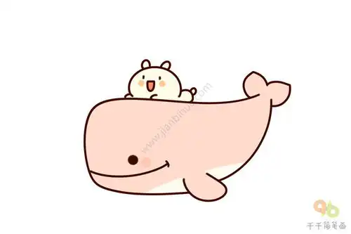 小鲸鱼涂色
