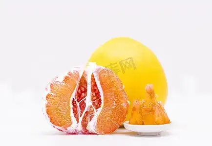  红心柚子摄影图片