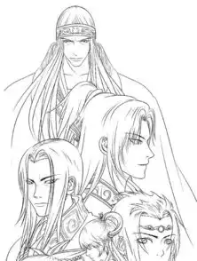 漫画人物怎么画古装
