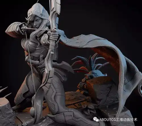  制作一个dota2的场景手办
