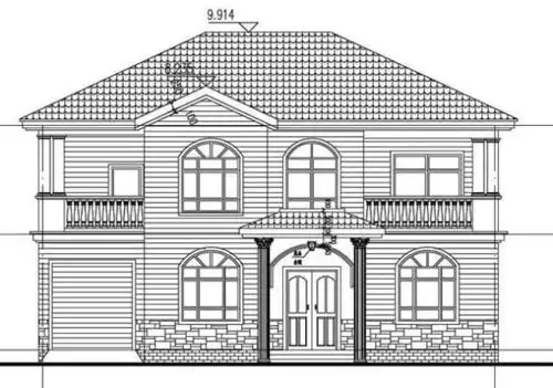 乡下二层房屋图片大全附实景图设计方案20万搞定  乡下二层房屋图片大全附实景图设计方案20万搞定