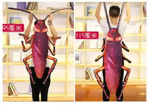 创意仿真大蟑螂公仔小强圣诞节搞怪抱枕汽车枕整人生日礼物恶搞  创意仿真大蟑螂公仔小强圣诞节搞怪抱枕汽车枕整人生日礼物恶搞