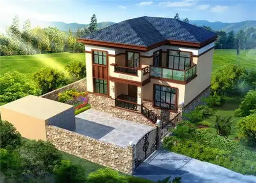 4款农村自建房带院子设计图不仅便宜还带有大庭院  4款农村自建房带院子设计图不仅便宜还带有大庭院