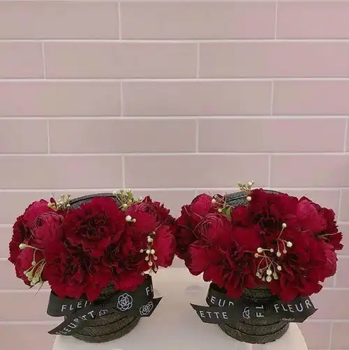  教师节,康乃馨花艺作品图集