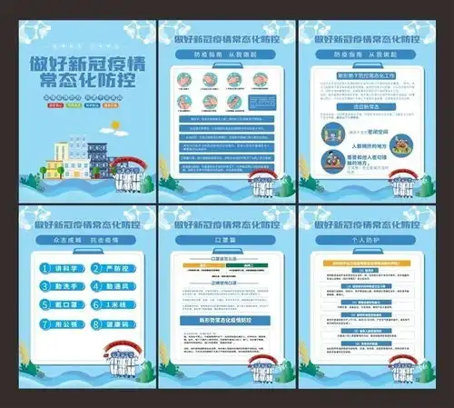  新冠疫情防控知识挂图