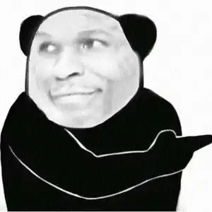 熊猫人搞笑指人表情包