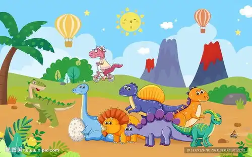 卡通恐龙儿童房背景图片设计图psd分层素材psd分层素材 卡通恐龙儿童房背景图片设计图psd分层素材psd分层素材