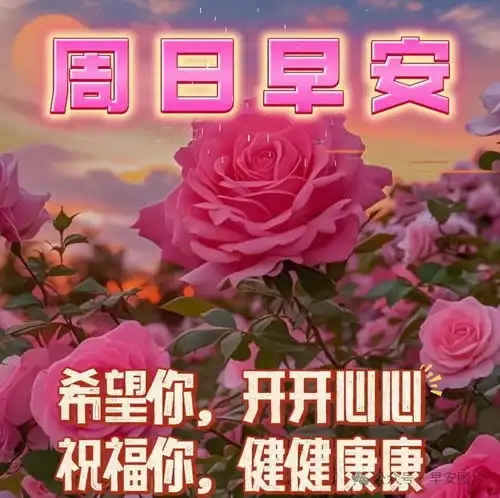  2025年4月13日周日早上好,春天早安问候图片和早安祝福,祝大家周末愉快