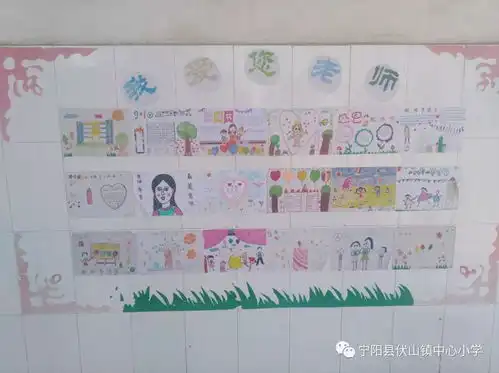  伏山镇中心小学开展感念师恩教师节主题壁报栏展示活动