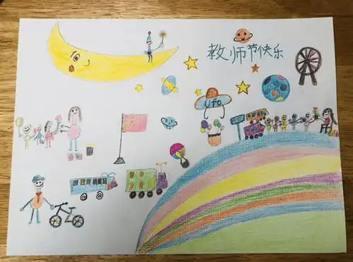  教师节主题绘画丨祝福您我亲爱的老师