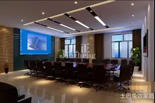  现代会议室背景墙效果图装修效果图第8张家居图库九正家居网