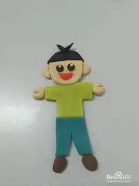  橡皮泥娃娃的做法