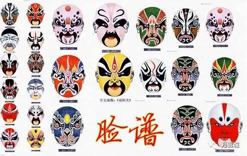 黑脸脸谱图片