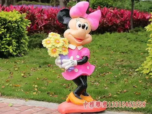  玻璃钢唐老鸭米老鼠雕塑承德树脂米老鼠雕塑图片