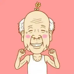 一对卖萌的老奶奶老爷爷卡通情侣头像  一对卖萌的老奶奶老爷爷卡通情侣头像