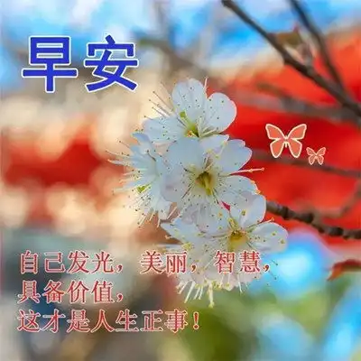  2023最新早晨好早上好漂亮问候祝福图片头像