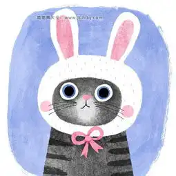 一组萌猫们的插画图片  一组萌猫们的插画图片