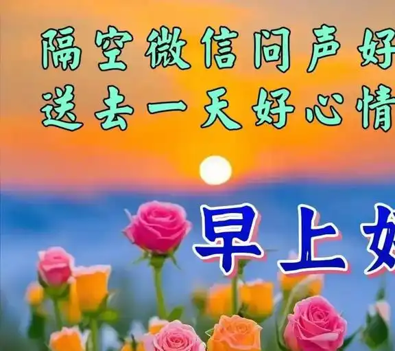  早安问候语早安祝福图,这里最暖心最漂亮