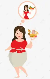 手绘想减肥成功的女孩矢量图素材图片免费下载千库网  手绘想减肥成功的女孩矢量图素材图片免费下载千库网