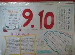 福利来袭教师节手抄报快乐来袭 福利来袭教师节手抄报快乐来袭