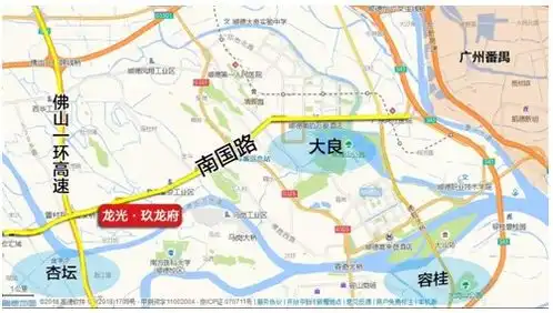  佛山顺德勒流地图