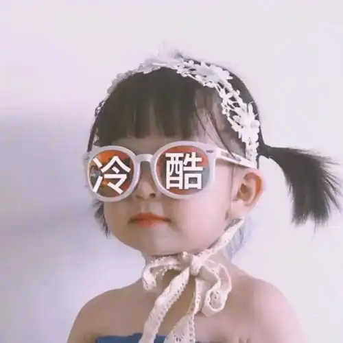  元气满满奶里奶气的女生头像
