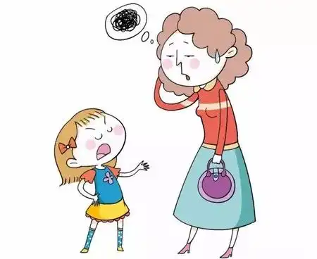 孩子爱顶嘴卡通