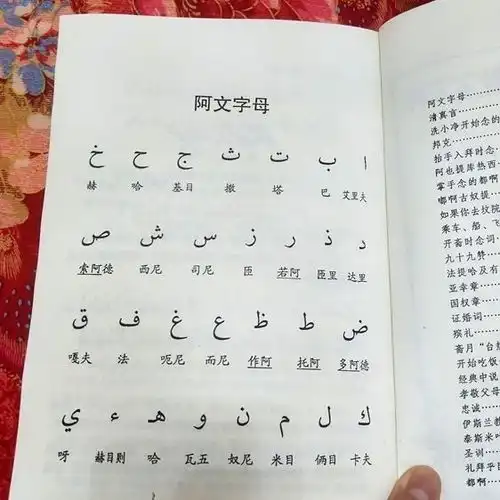 伊斯兰穆斯林教义入门初级教材阿语字母礼拜念词常用都哇古兰经
