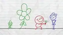  少儿动画搞笑铅笔画