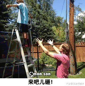  搞笑gif趣图大爷大妈,你们是今年最硬黑的封路了