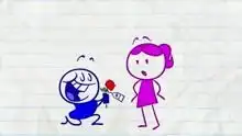  铅笔画小人游戏